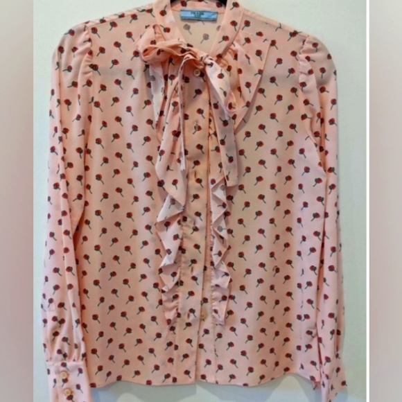 Prada Tops - Prada 100% silk